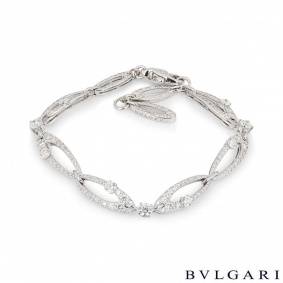 Bvlgari White Gold Diamond Elisia Bracelet Bvlgari White Gold Diamond Elisia Bracelet